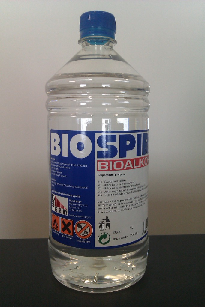 Zobrazit detail zboží: MBTERM Bioethanol 1L Biolíh (Příslušenství bio krbů)